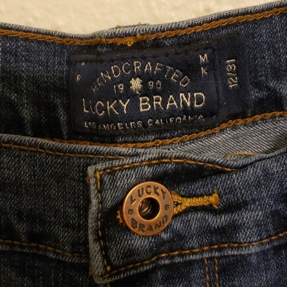 Lucky Brand Sweet Crop Jeans Size 12/31 - Picture 2 of 8